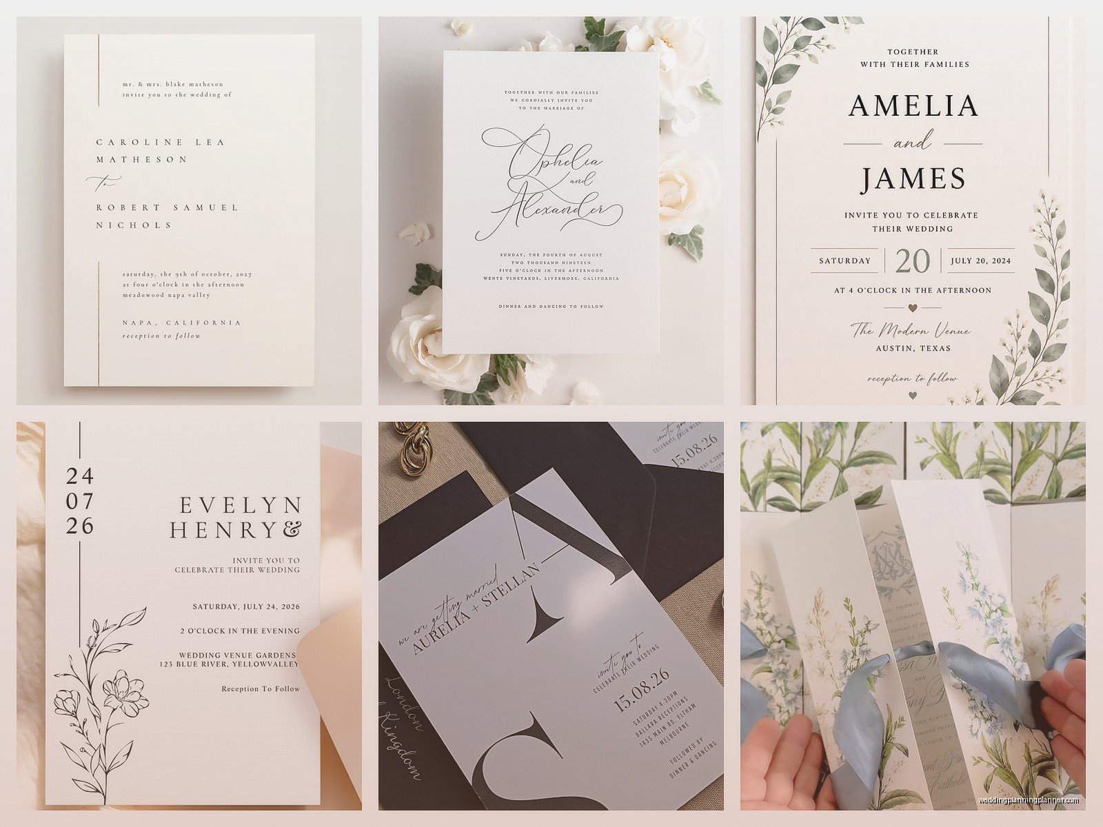 Elegant Wedding Invitation Templates: Sophisticated Downloads