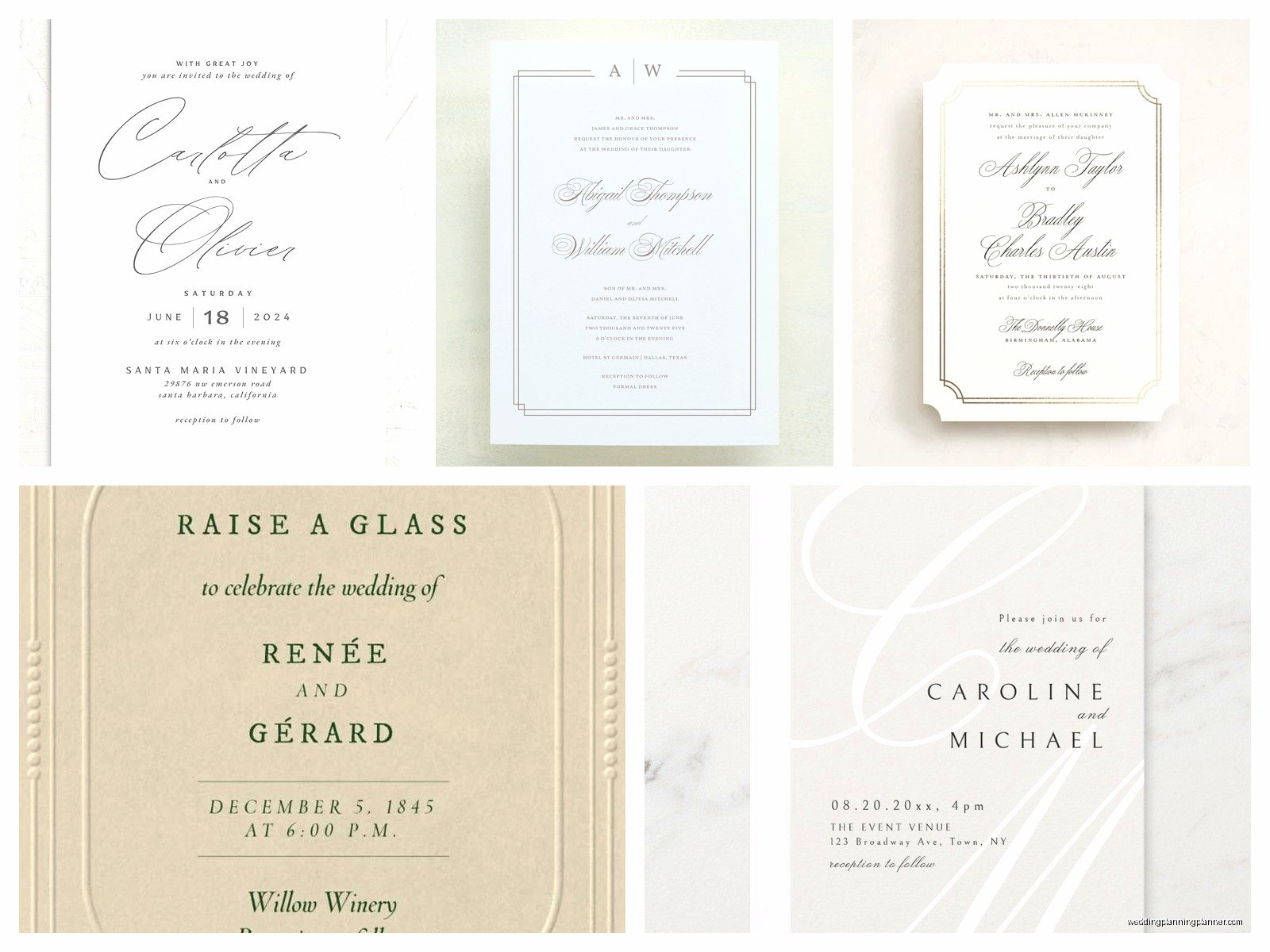 Formal Wedding Invitation Templates: Traditional Downloads
