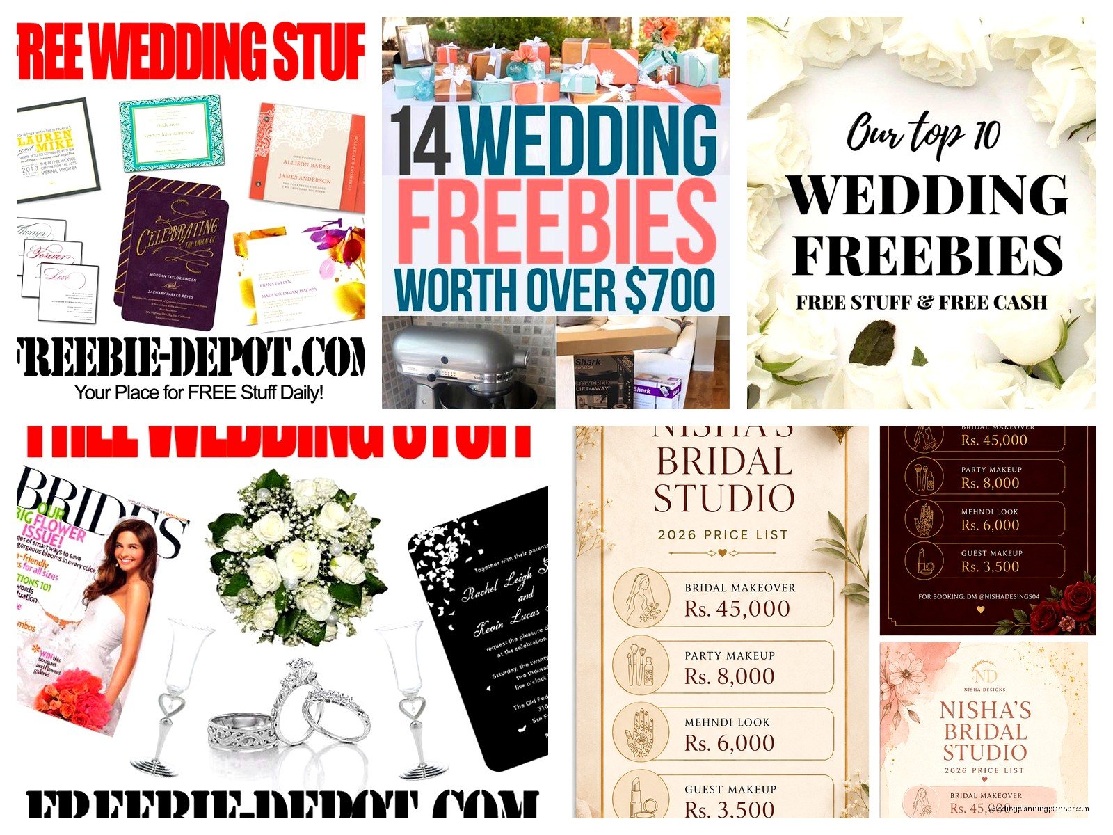 Free Bridal Samples: Request Wedding Products by Mail
