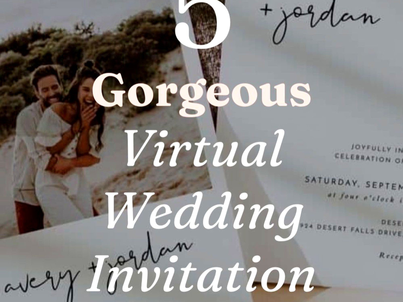 Free Virtual Wedding Invitations: No-Cost Online Options