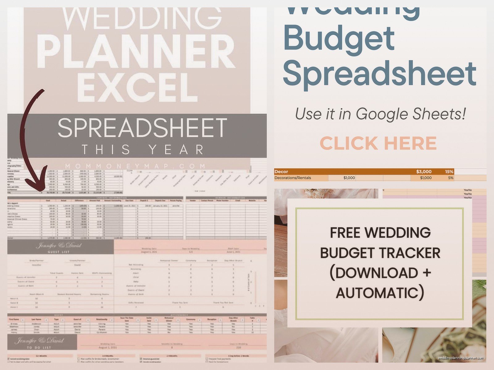 Free Wedding Budget Spreadsheet: Excel Cost Tracker
