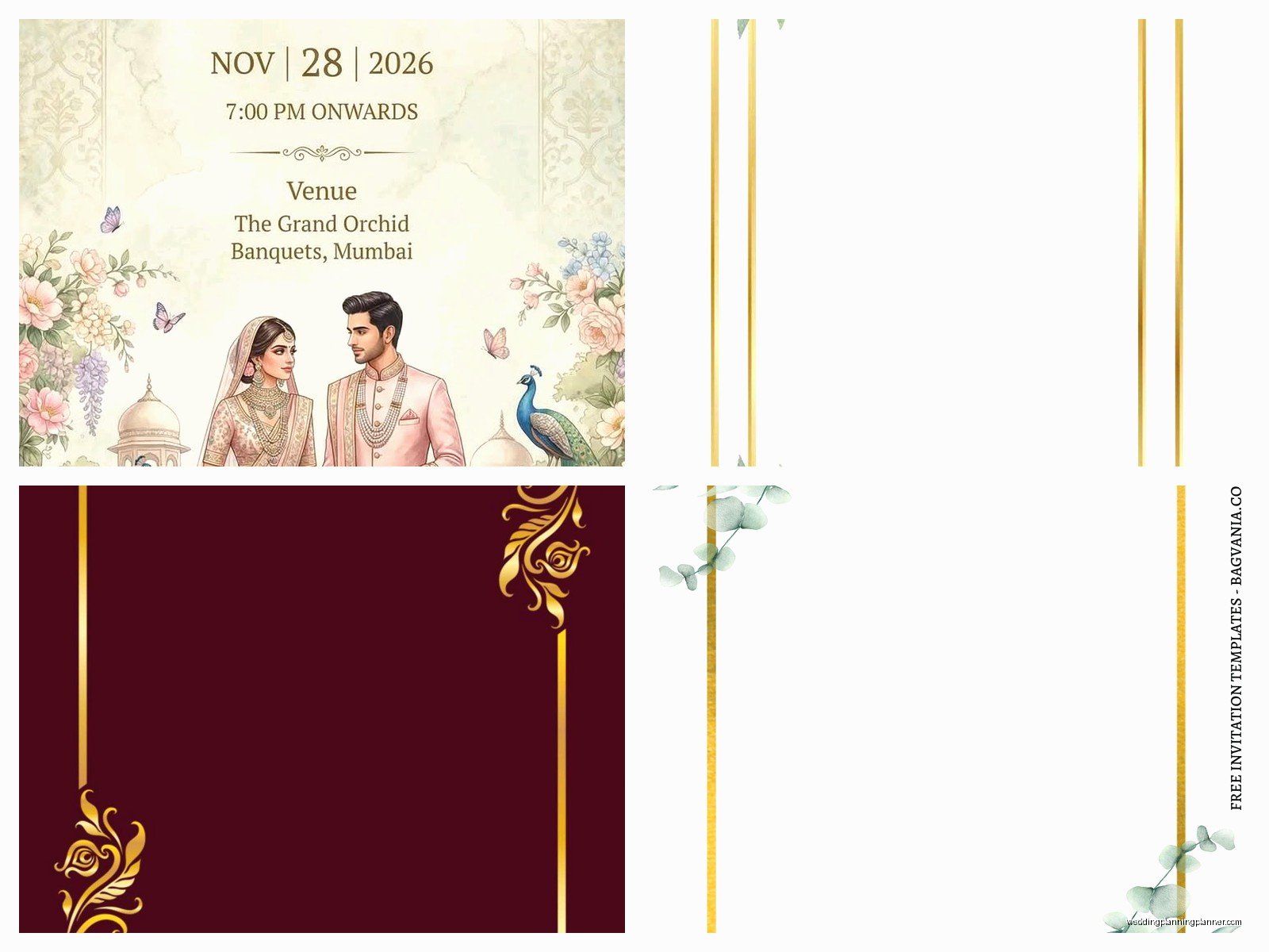 Free Wedding Card Templates: No-Cost Design Downloads