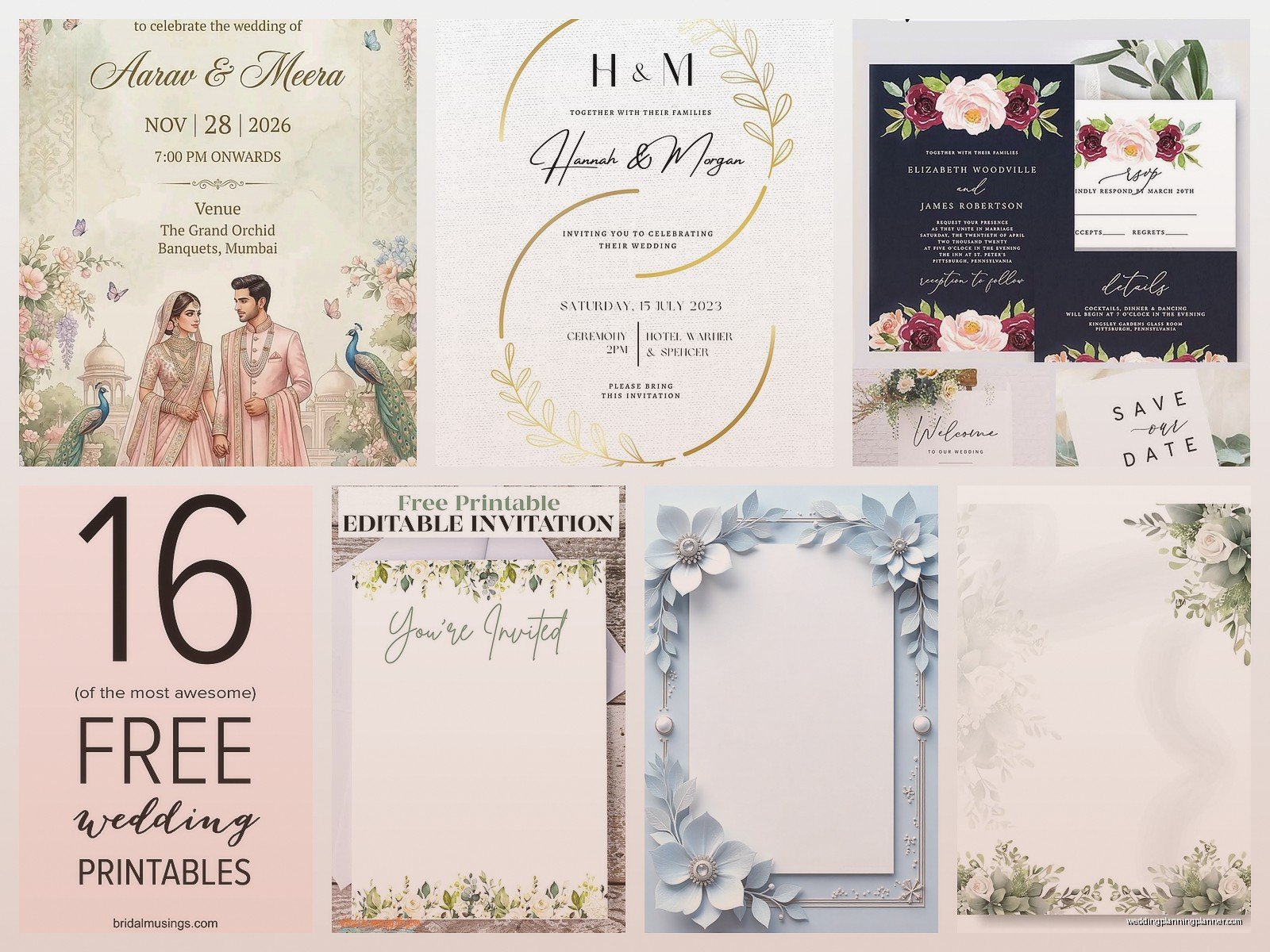Free Wedding Cards: No-Cost Template Downloads