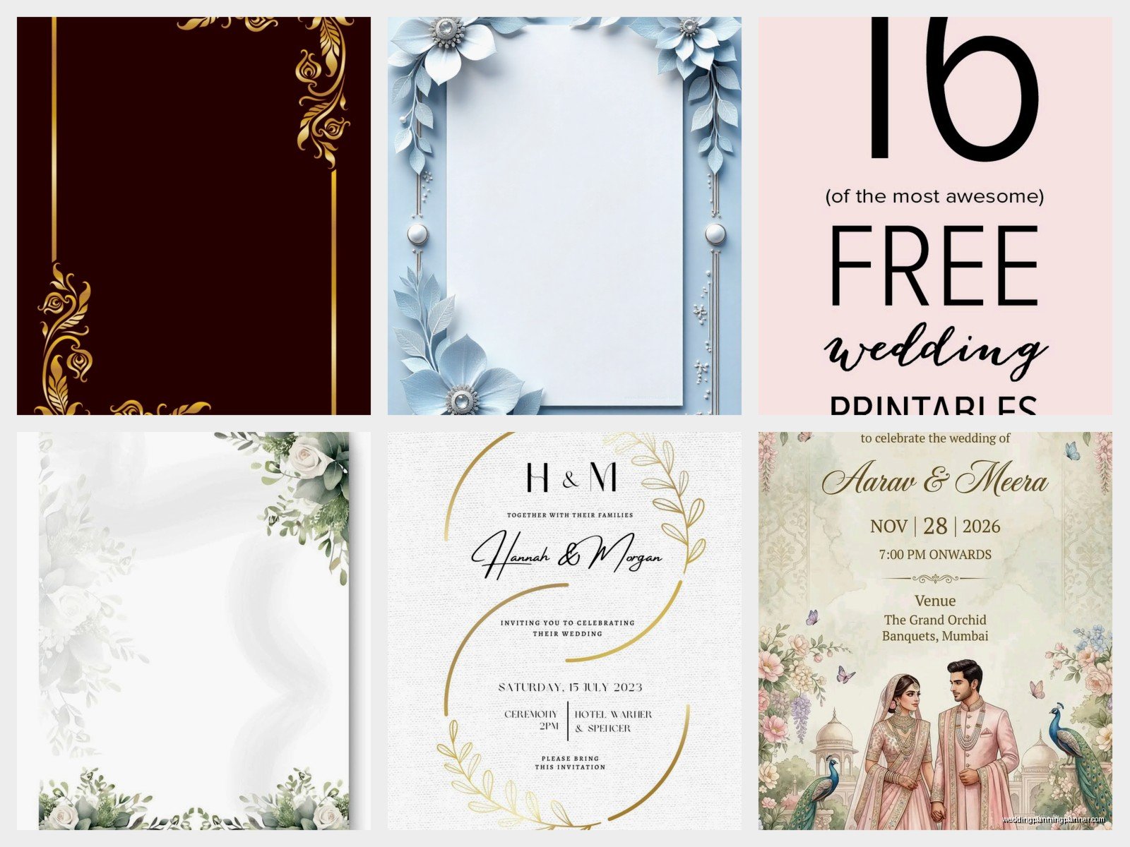 Free Wedding Cards: No-Cost Template Downloads
