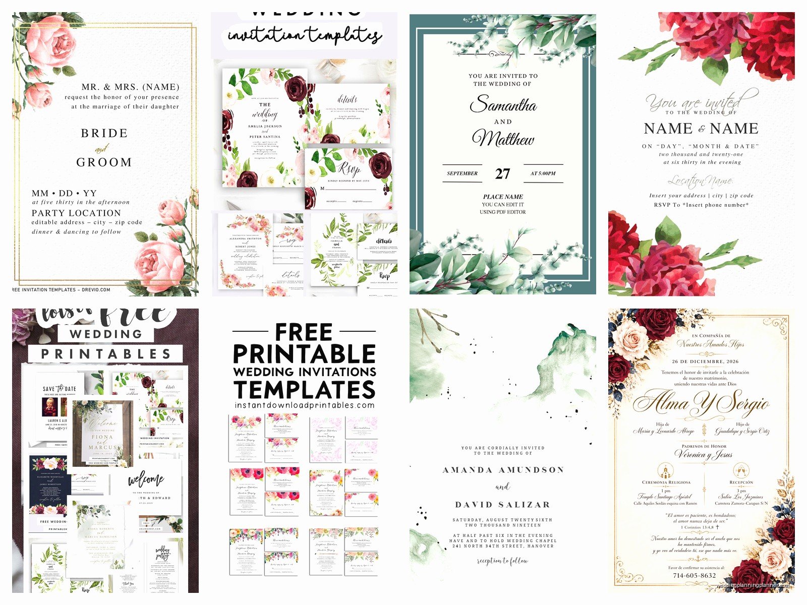 Free Wedding Invitation Templates Word Document: Editable Downloads