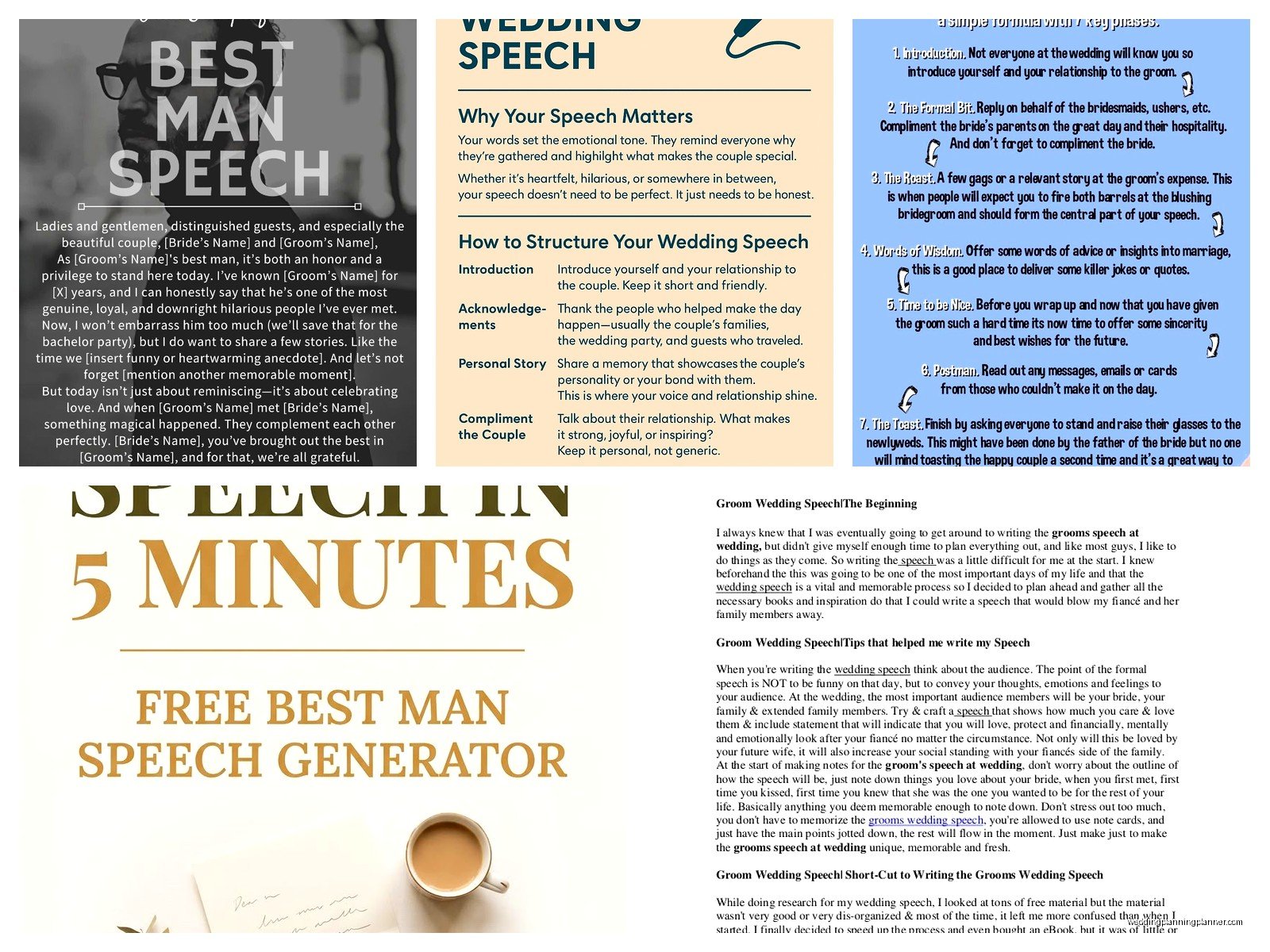 Groom Speech Template: Wedding Toast Writing Guide