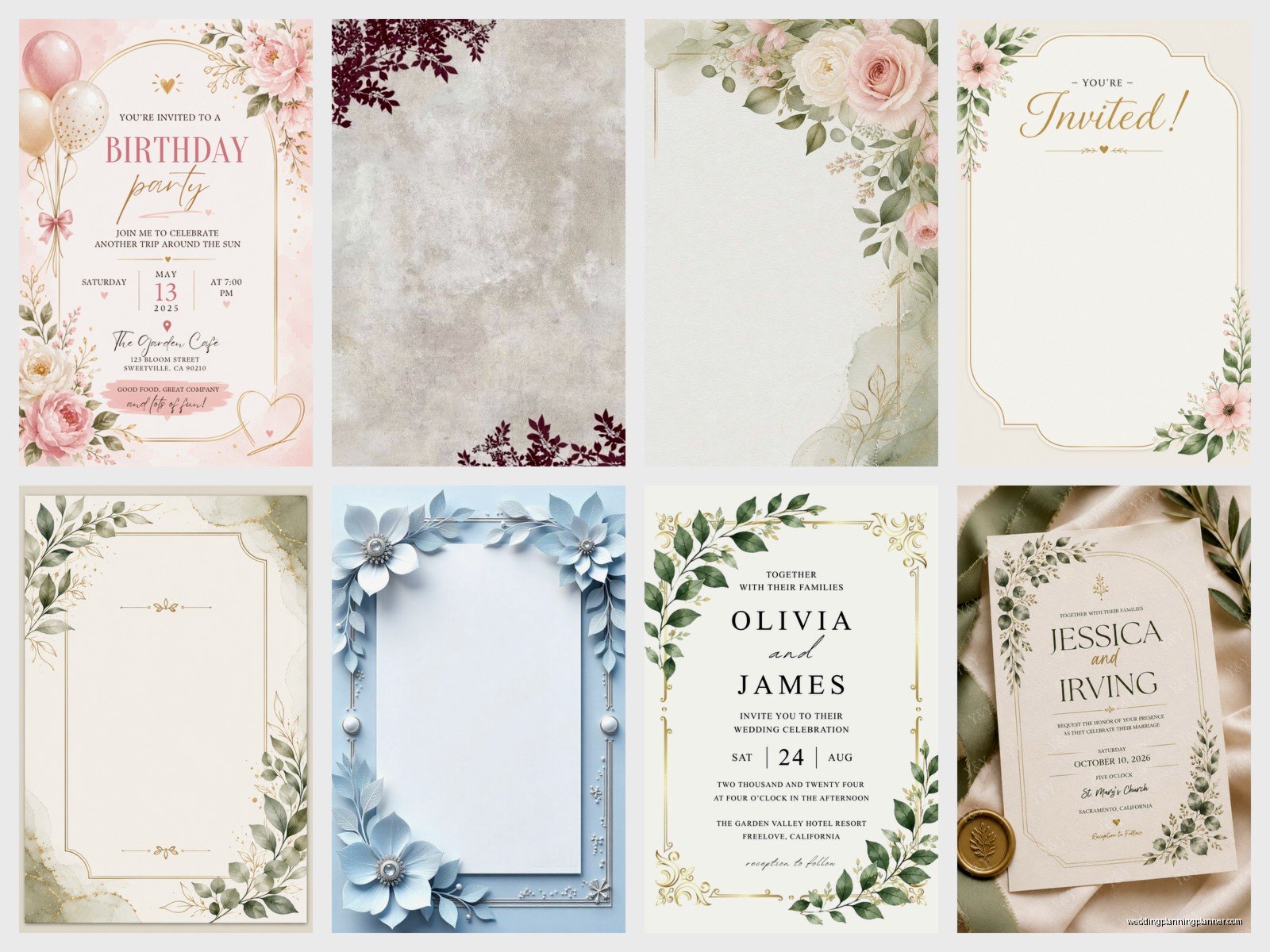 Invitation Cards Templates: Free Design Downloads