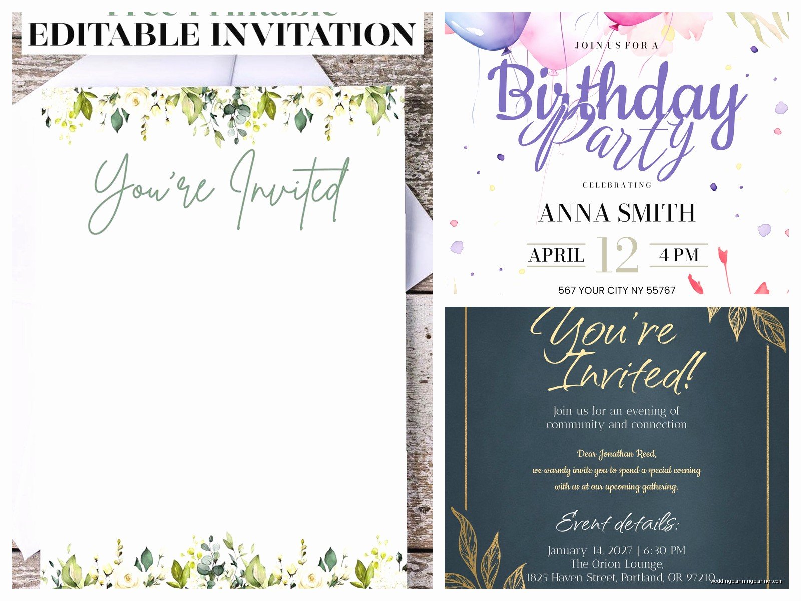 Invitation Online Template: Web-Based Design Tools