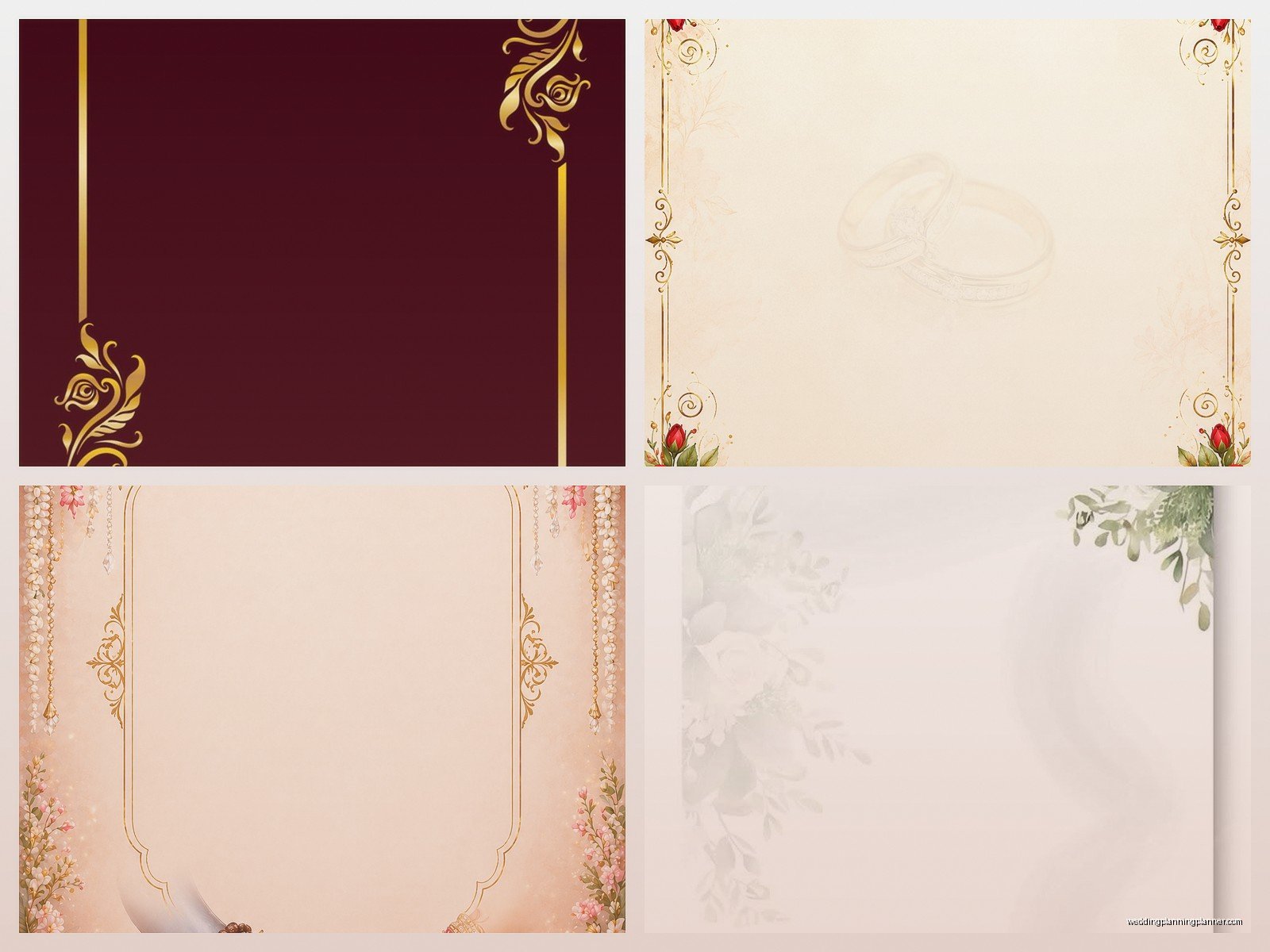 Marriage Card Template: Traditional Design Downloads