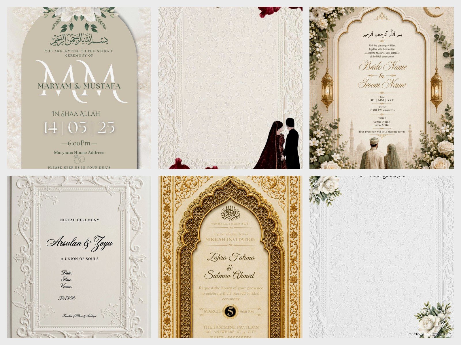 Nikkah Invitation Template: Islamic Marriage Downloads