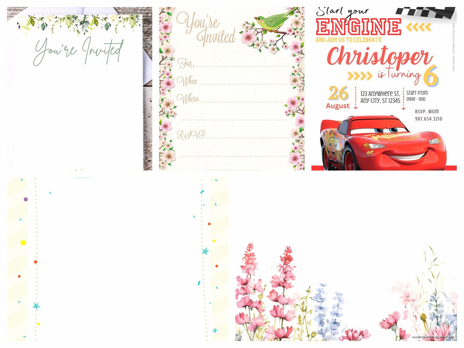 Printable Invites: Free Download & Print Templates