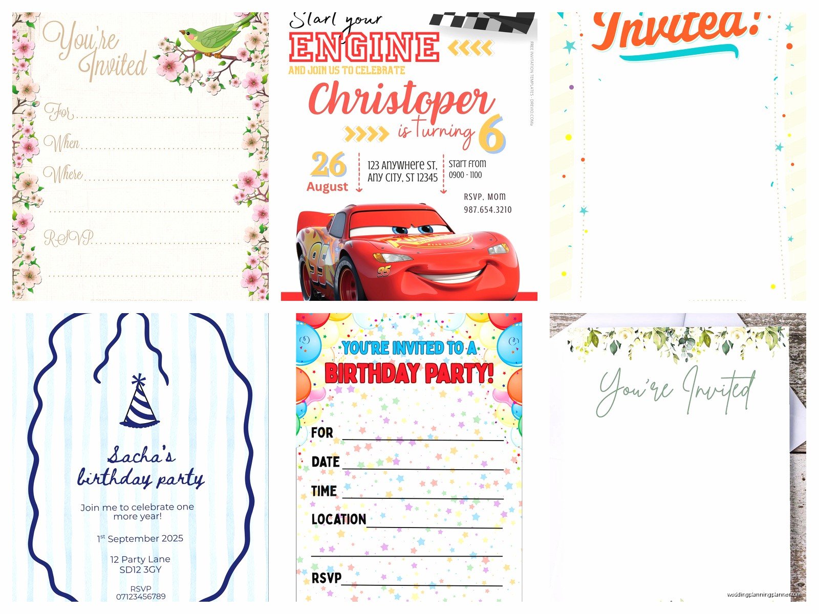 Printable Invites: Free Download & Print Templates