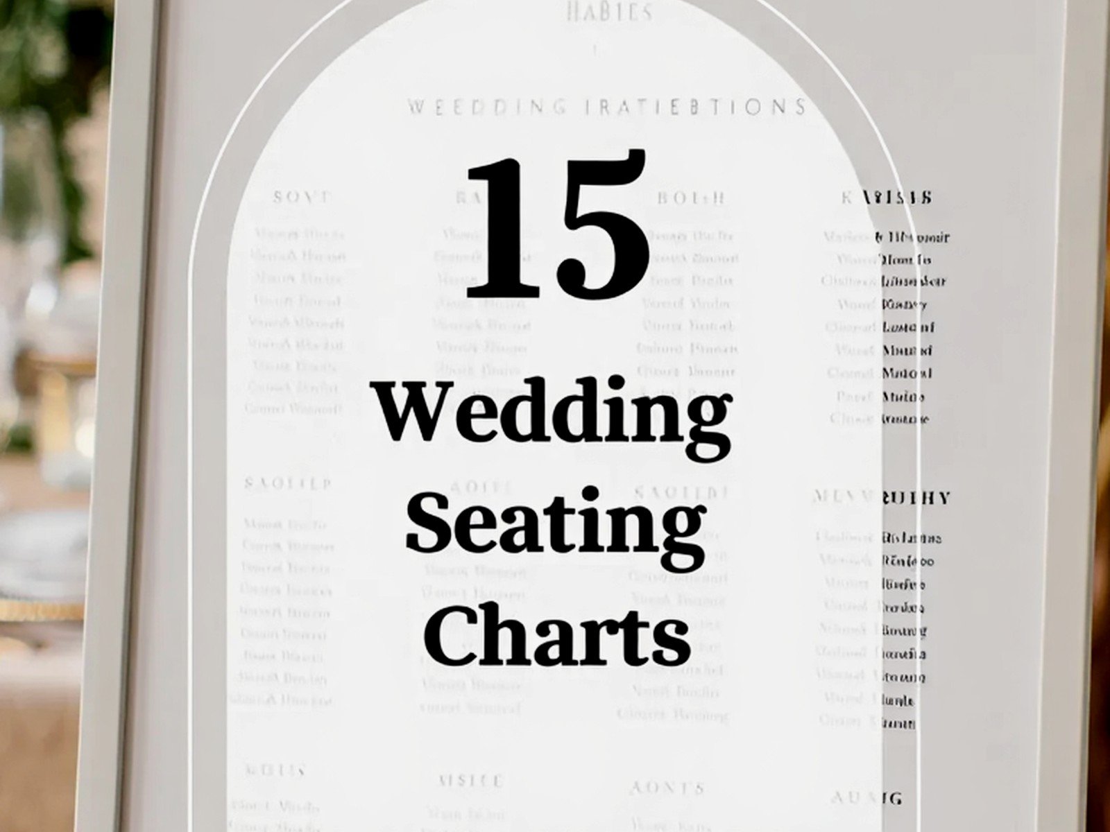 Table Seating Chart Template: Wedding Layout Downloads