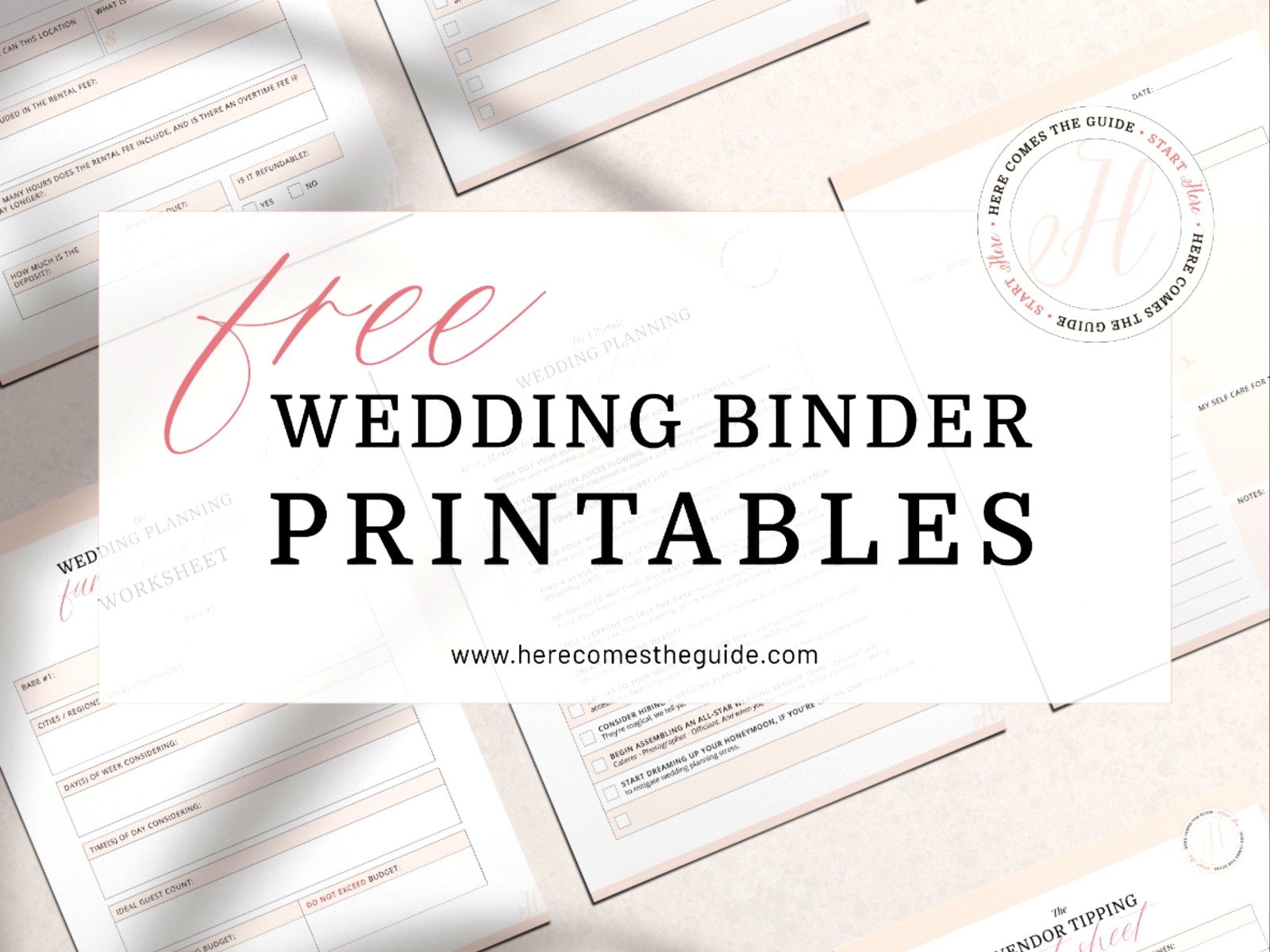 Wedding Binder Template: Printable Organizer Pages