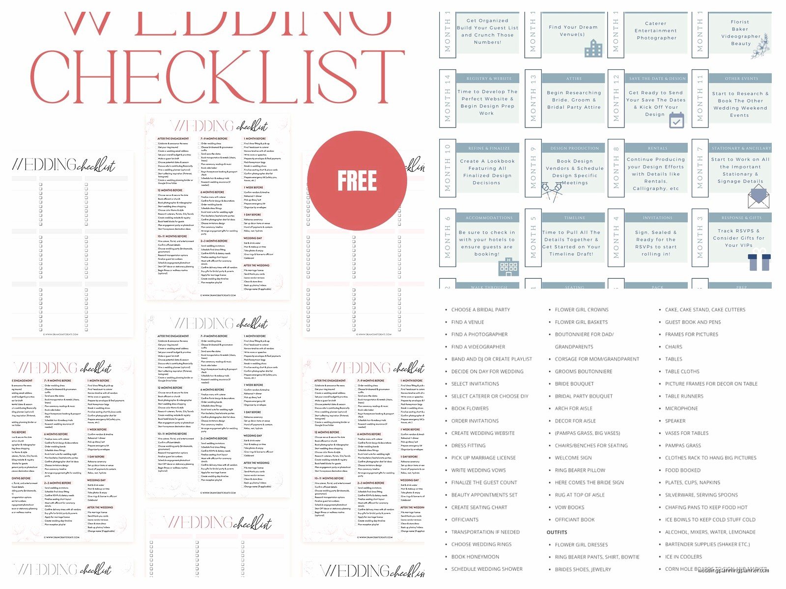 Wedding Checklist Excel: Task List Spreadsheet Template