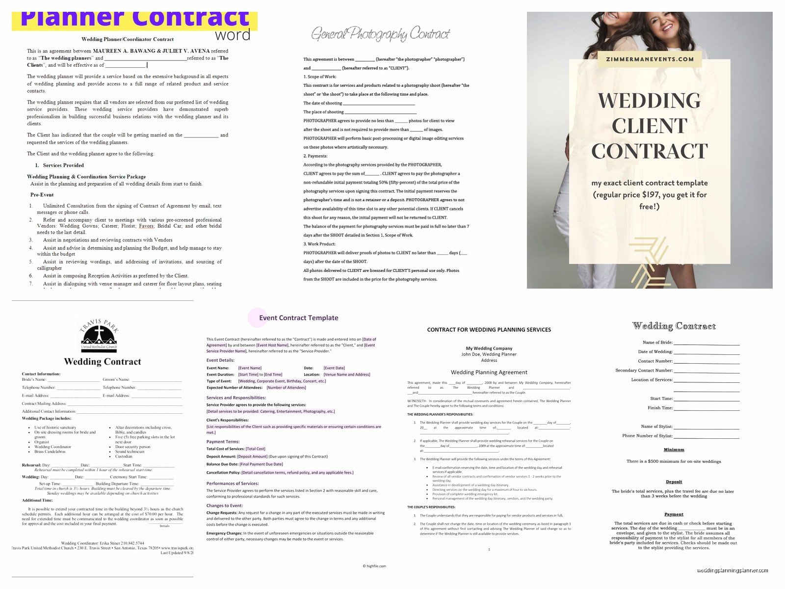 Wedding Contract Template Free: Vendor Agreement Downloads