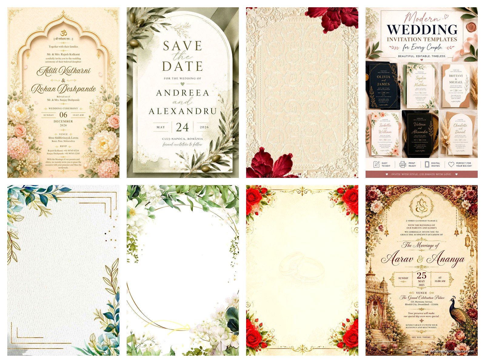 Wedding Design Template: Creative Layout Downloads
