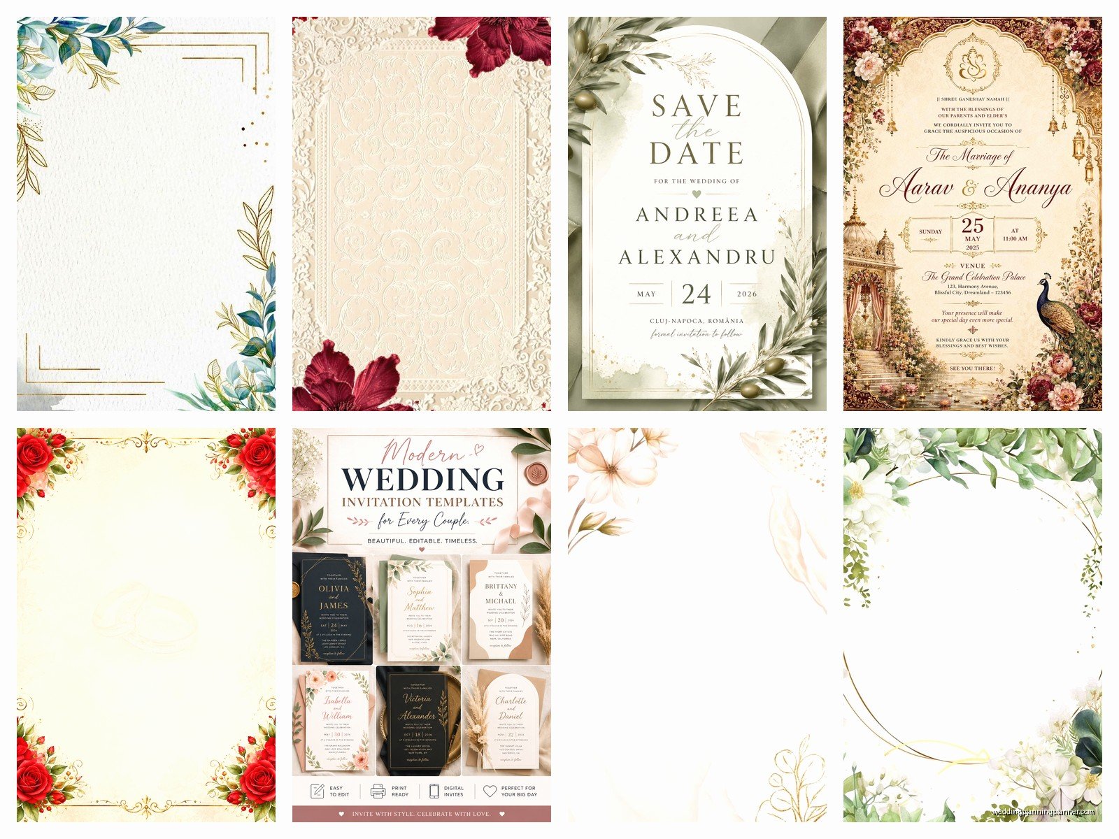 Wedding Design Template: Creative Layout Downloads