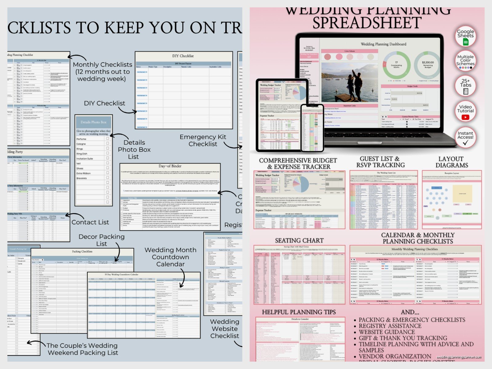 Wedding Excel Spreadsheet: Complete Planning Template