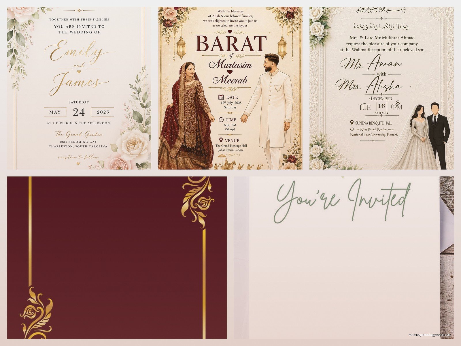 Wedding Invitation Card Template: Free Design Downloads