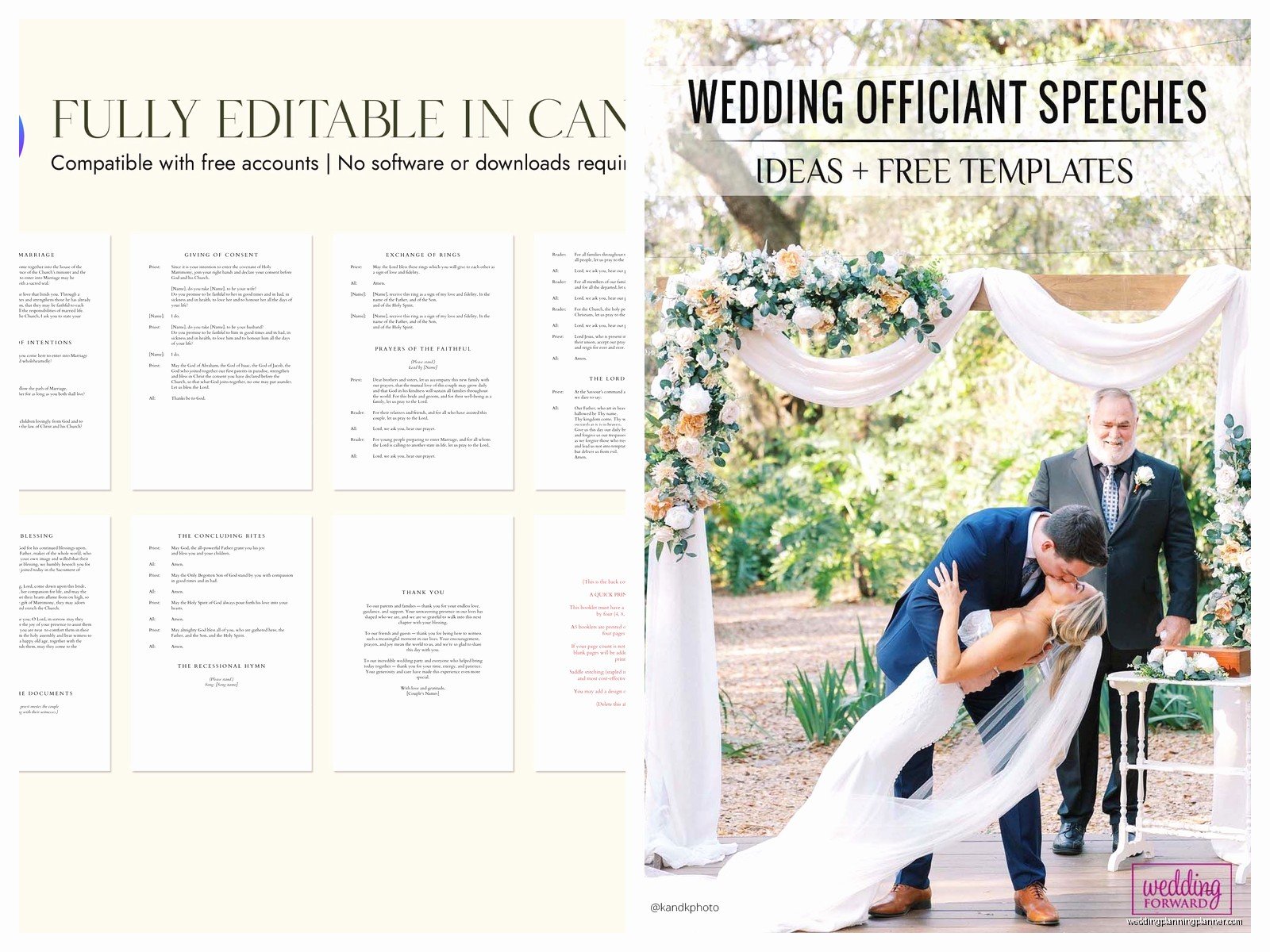 Wedding Officiant Template: Ceremony Script Downloads