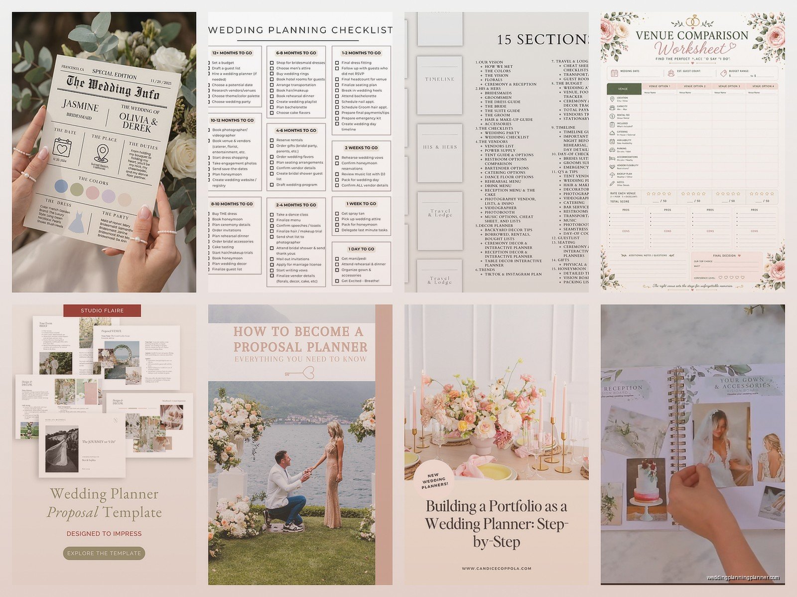 Wedding Planner Proposal: Coordinator Pitch Template