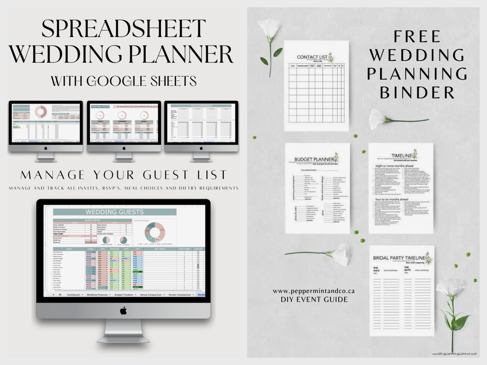 Wedding Planner Template Free: Printable Organizer Downloads