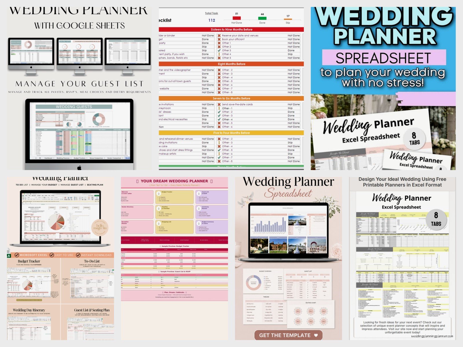 Wedding Planning Excel Template: Complete Spreadsheet