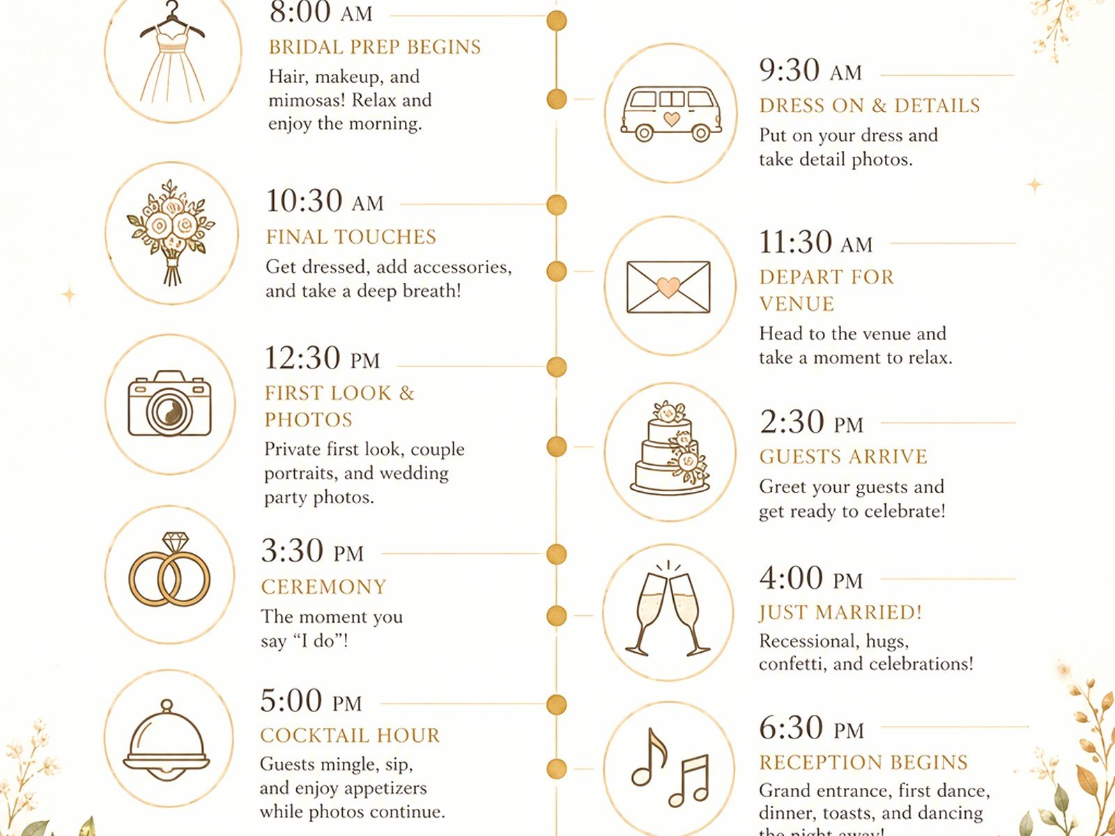 Wedding Planning Timeline Template: Month-by-Month Schedule