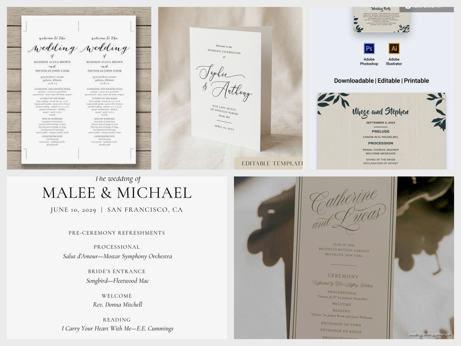 Wedding Program Template Word: Microsoft Downloads