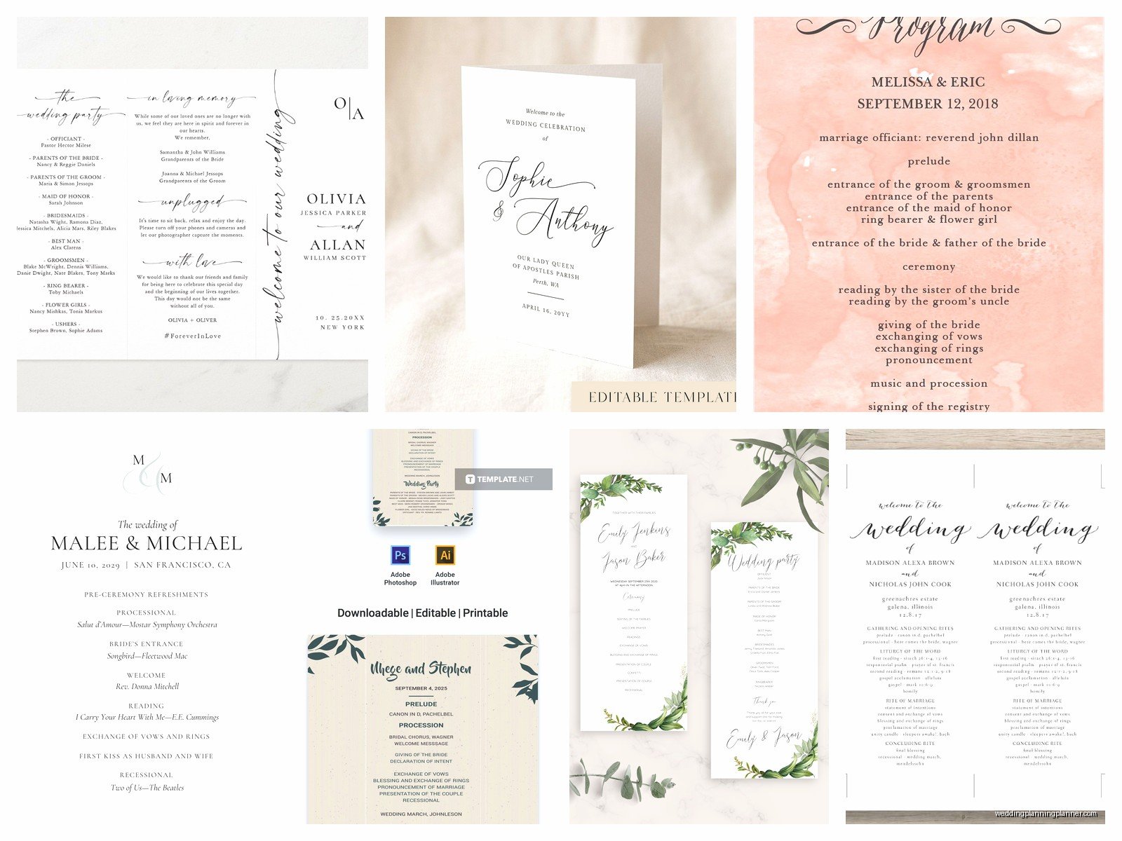 Wedding Program Template Word: Microsoft Downloads
