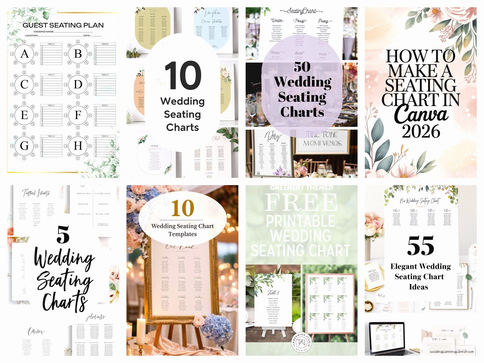 Wedding Seating Chart Template Free: Layout Downloads