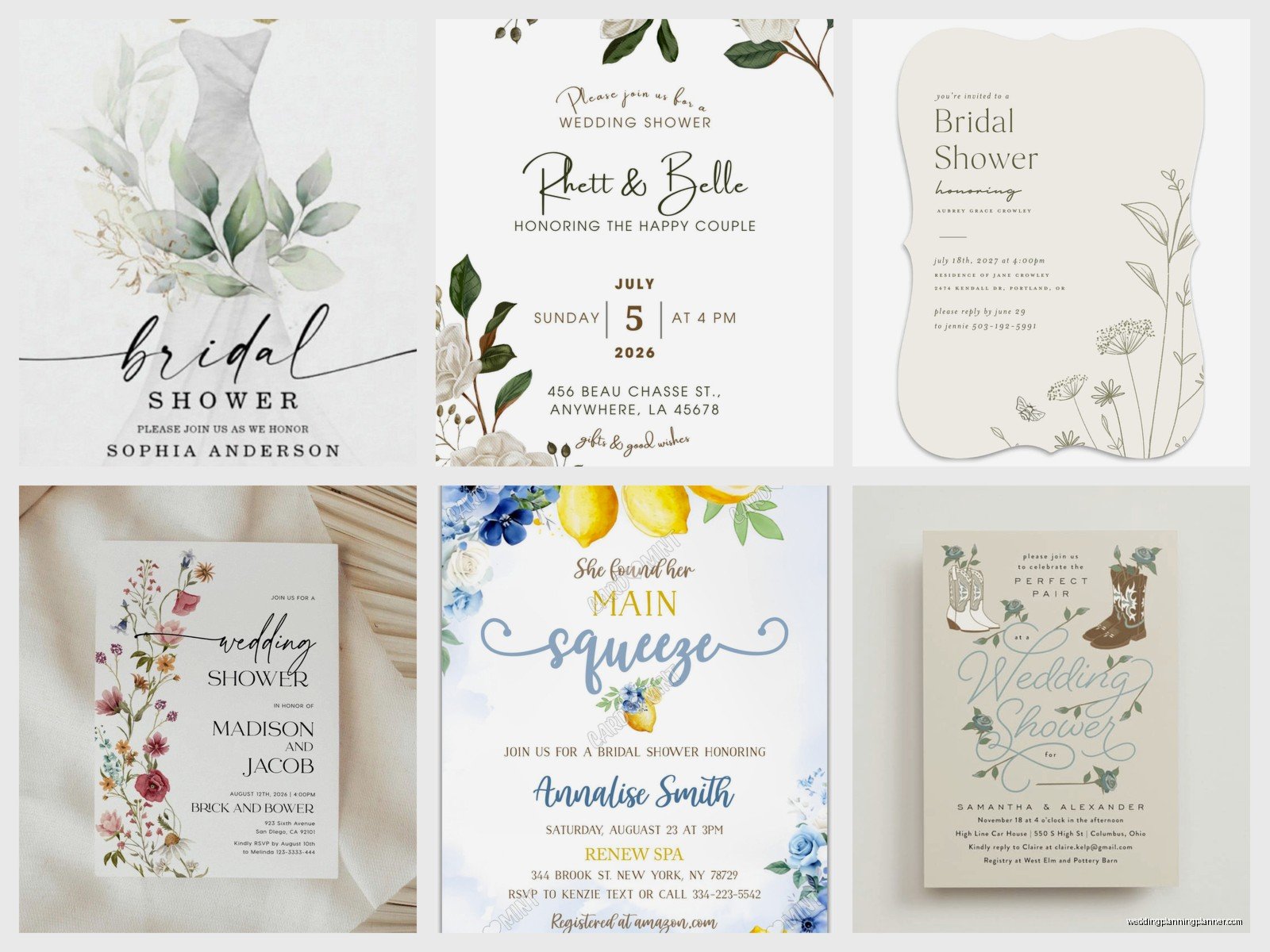 Wedding Shower Invitation Template: Free Party Downloads