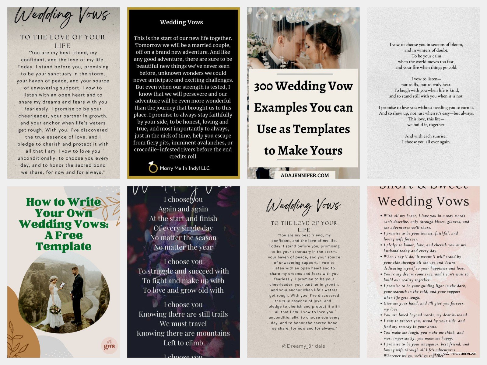 Wedding Vows Template: Personal Promise Writing Guide