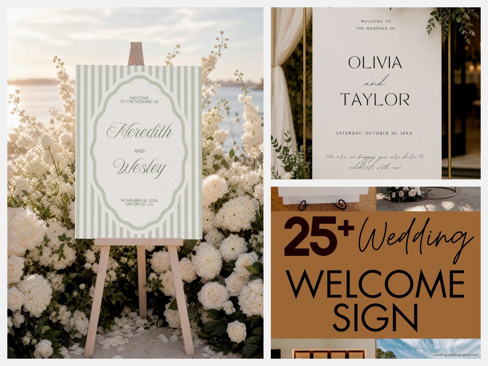 Wedding Welcome Sign Template: Entry Display Downloads
