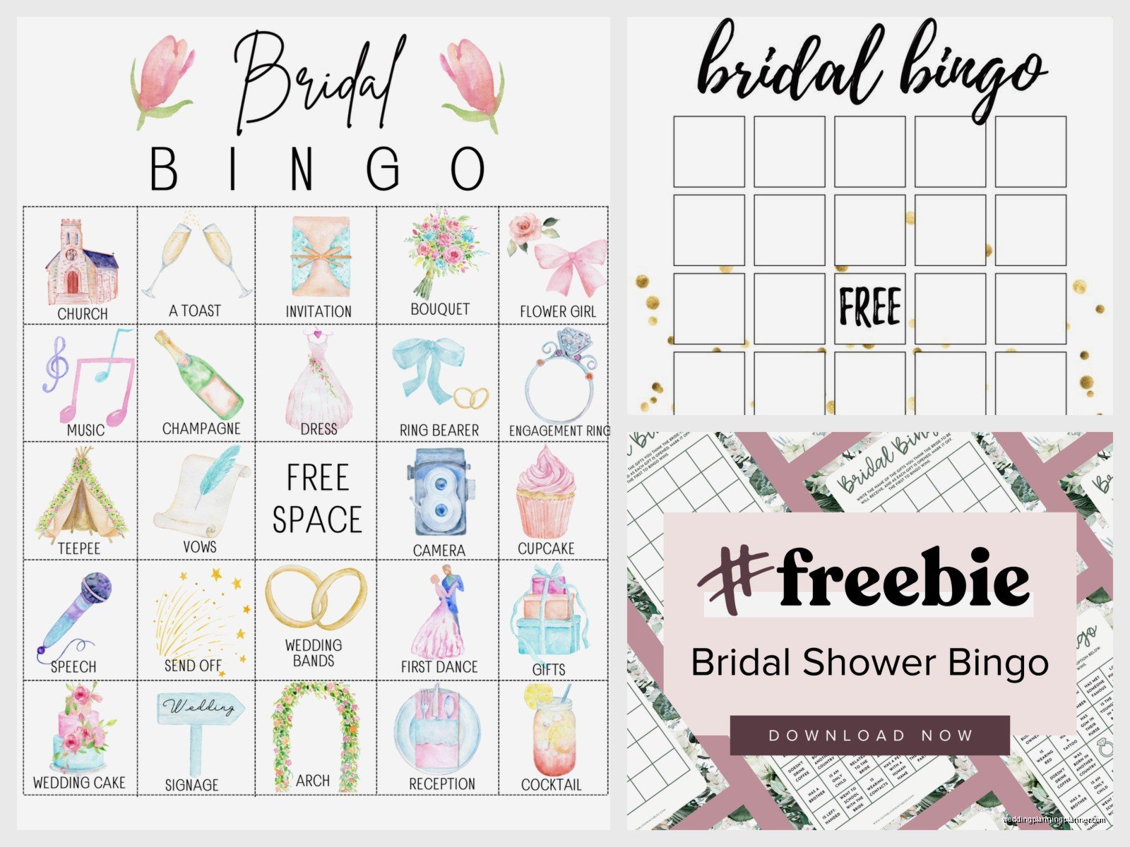 Bridal Bingo Template: Free Download Files