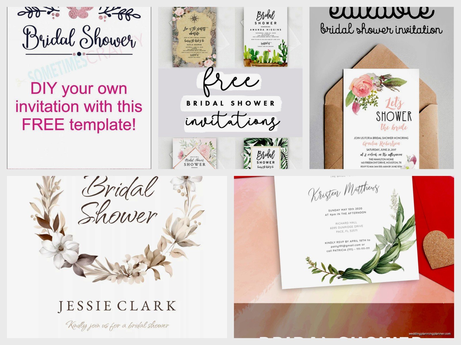Free Bridal Shower Invitation Templates: Free Download Files