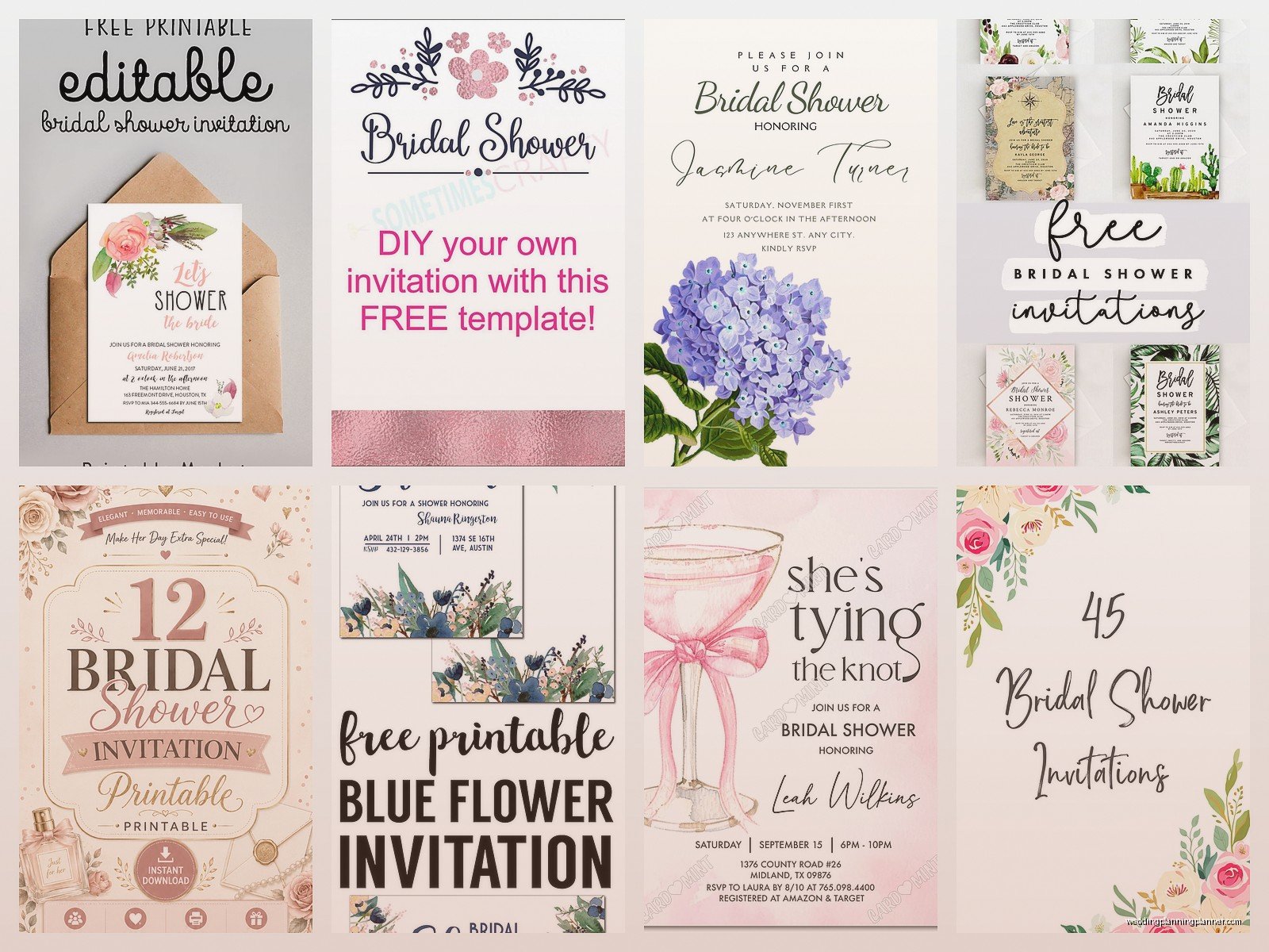 Free Printable Bridal Shower Invitations: Design & Ordering Guide