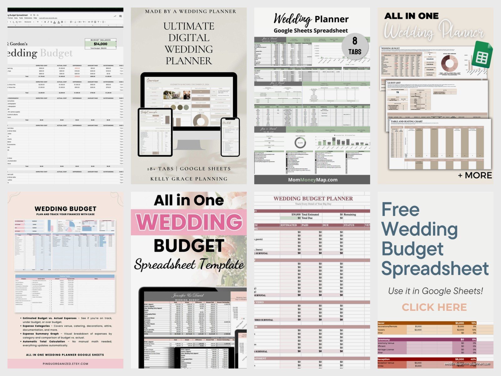Google Sheets Wedding Budget Template: Free Download Files