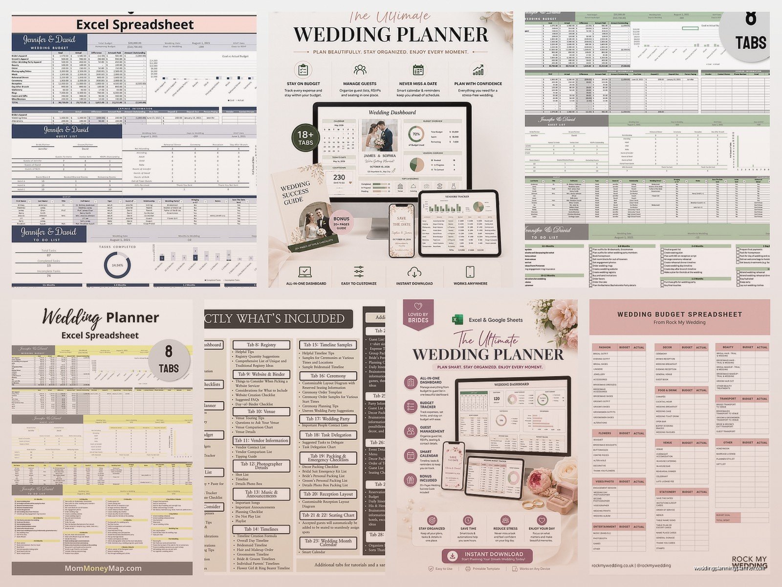 Wedding Planning Spreadsheet Template: Free Download Files