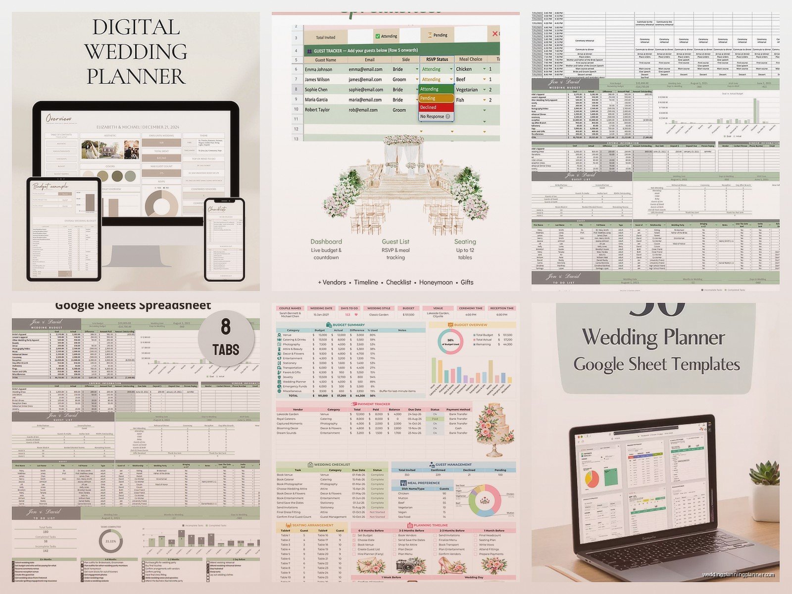 Wedding Planning Template Google Sheets: Free Download Files
