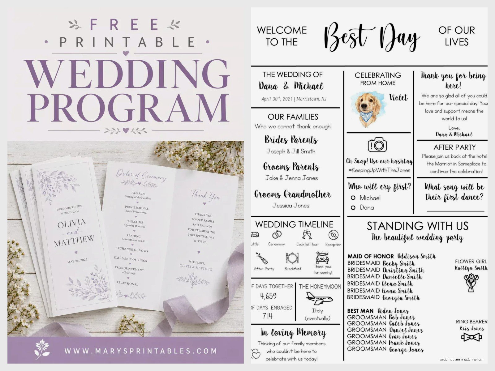 Wedding Program Template Free Download: Free Download Files