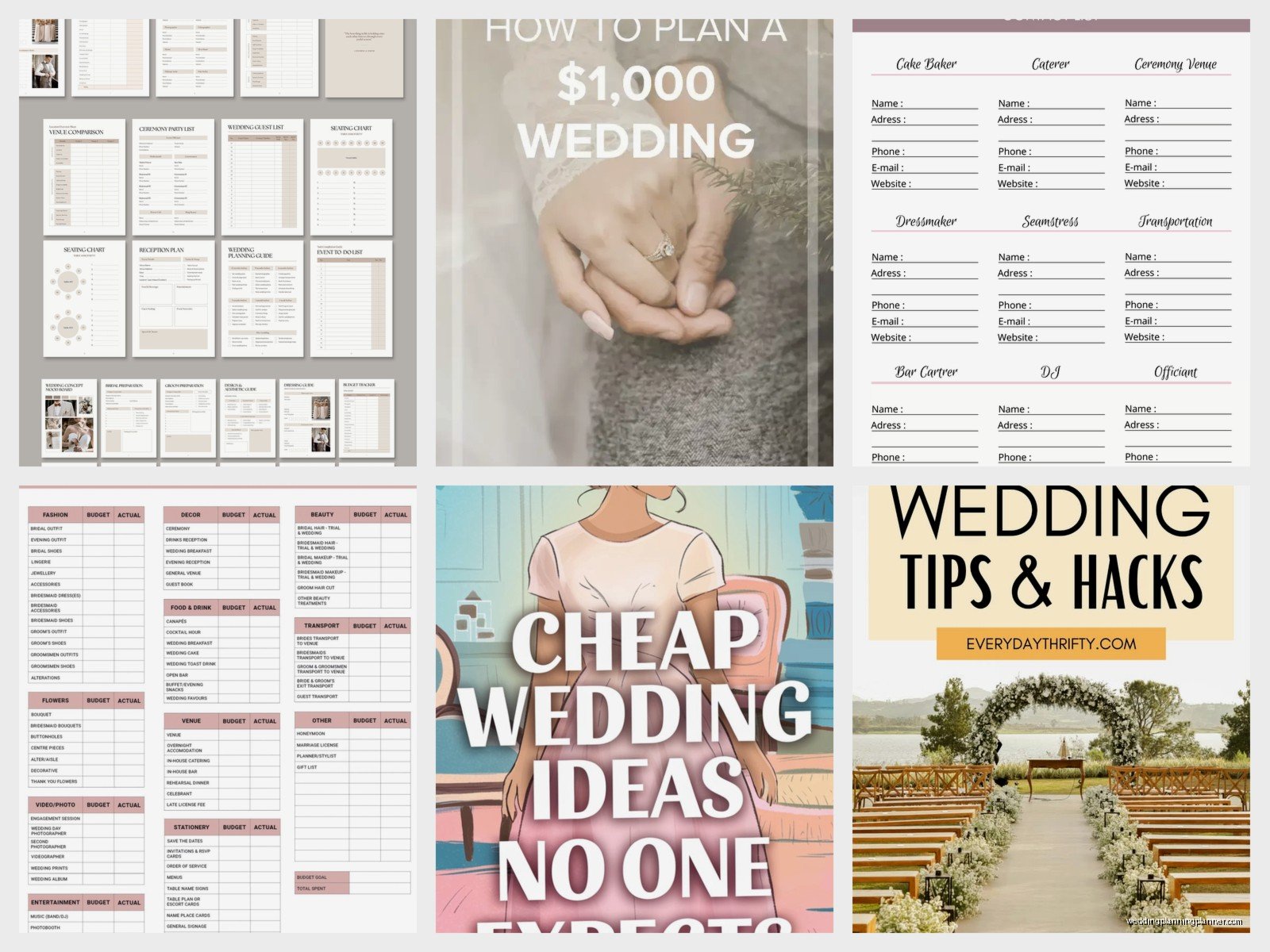 Cheap Wedding Planners: Budget Coordinator Services
