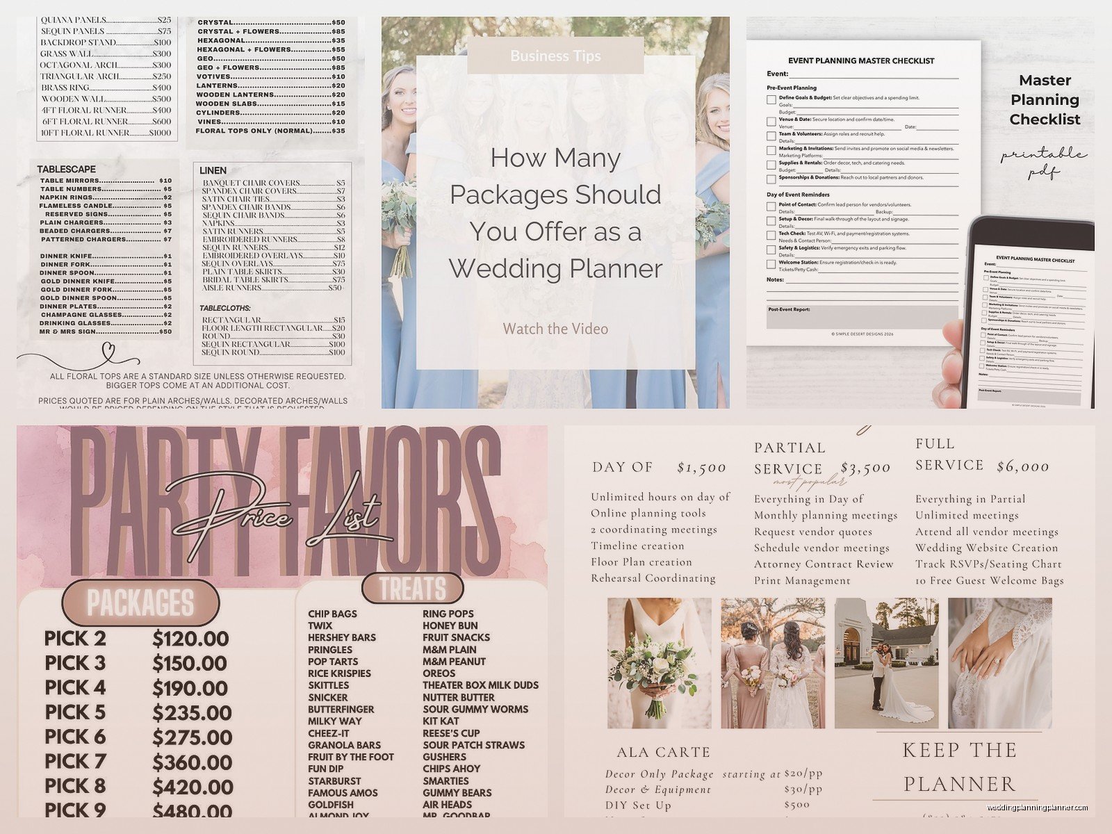 Event Planning Packages: Coordinator Service Bundles