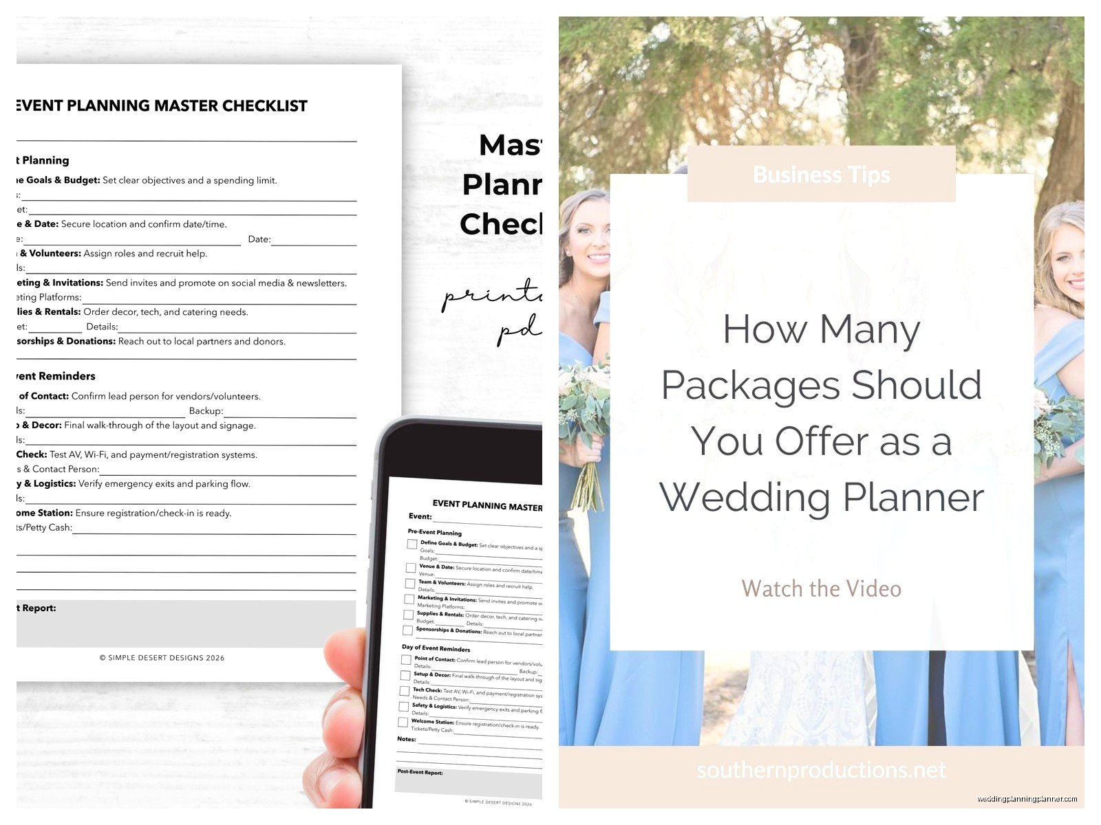 Event Planning Packages: Coordinator Service Bundles