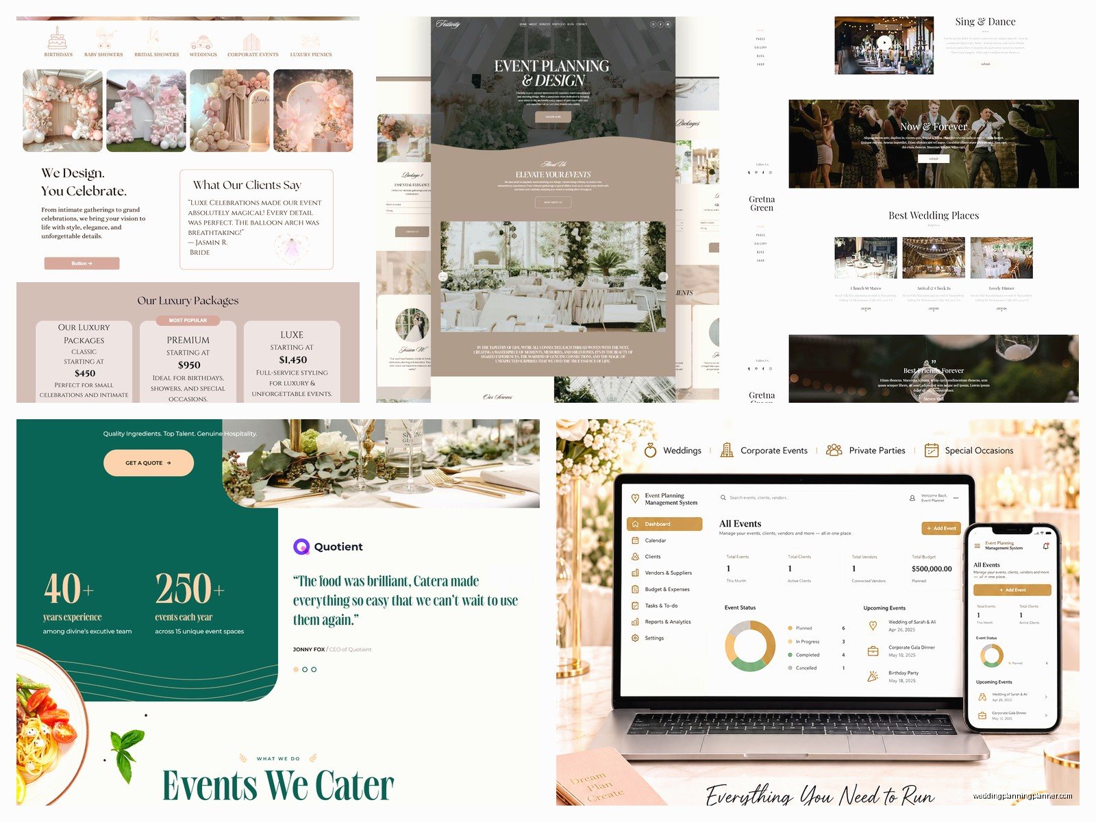 Event Planning Sites: Online Coordination Platforms