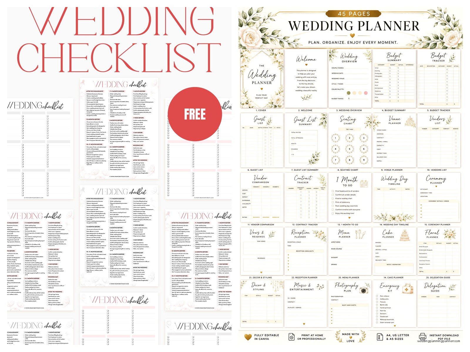 Free Printables For Wedding Planning: Complete Guide