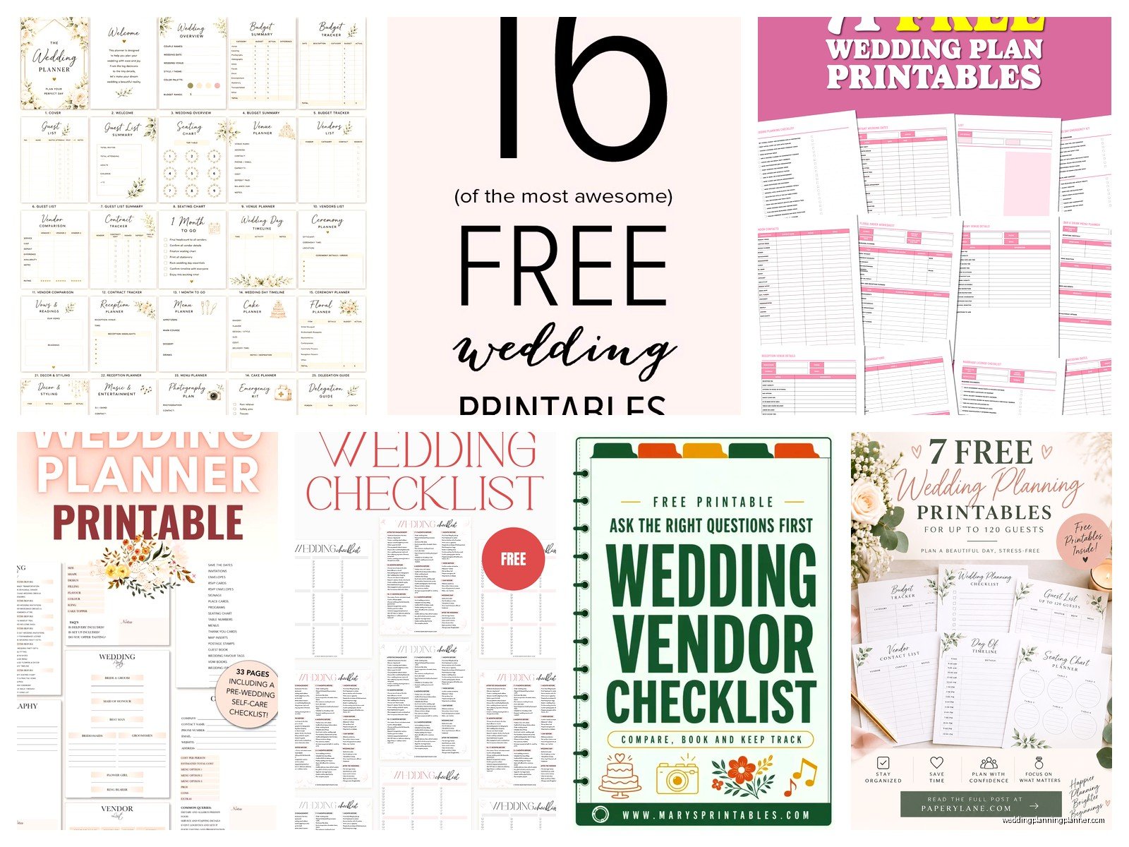 Free Printables For Wedding Planning: Complete Guide