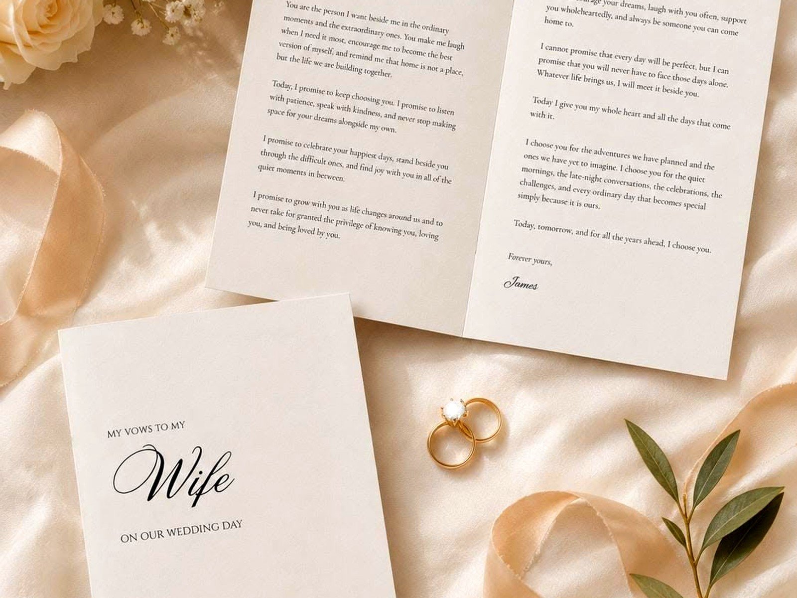 His And Her Vows Template: Free Download Files