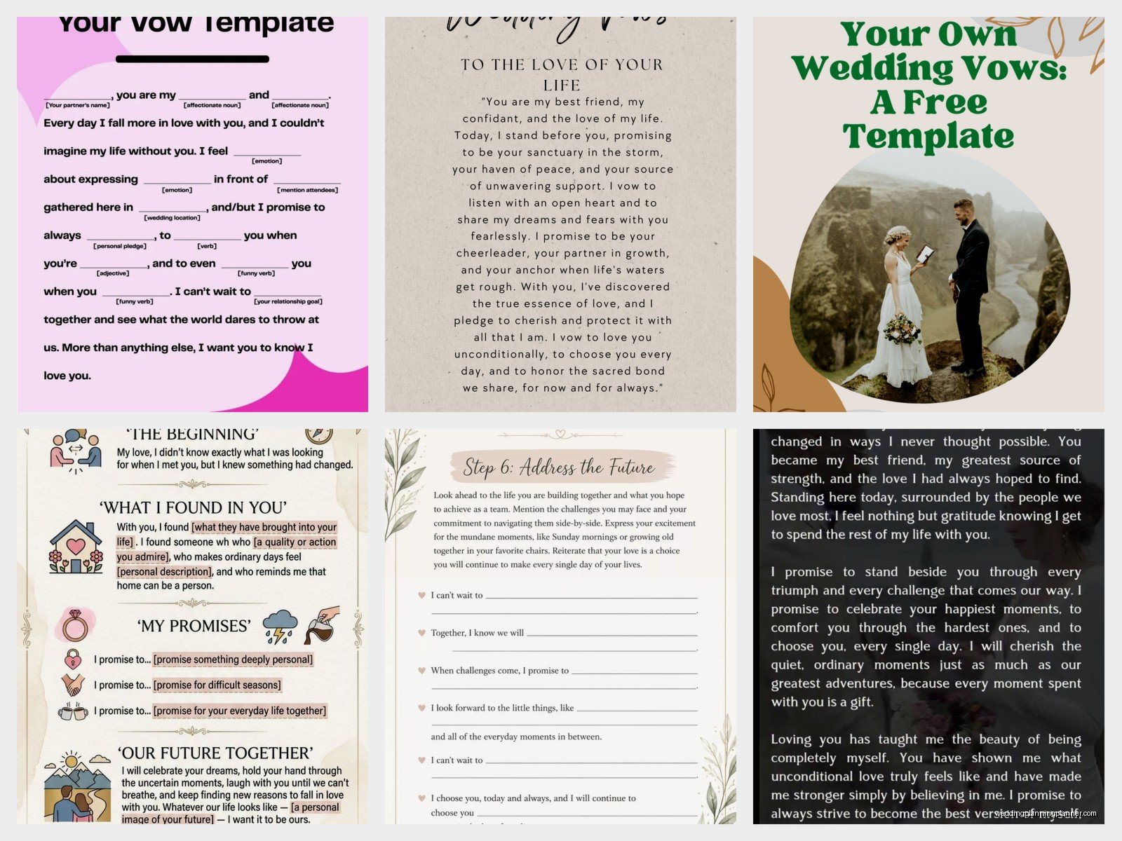 Marriage Vows Template: Free Download Files